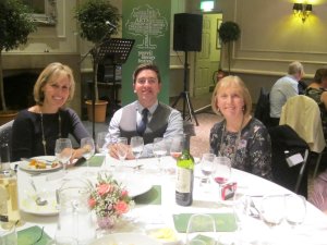 Santa Montefiores, Adam Burgan & Sue Yockney of the YCAA